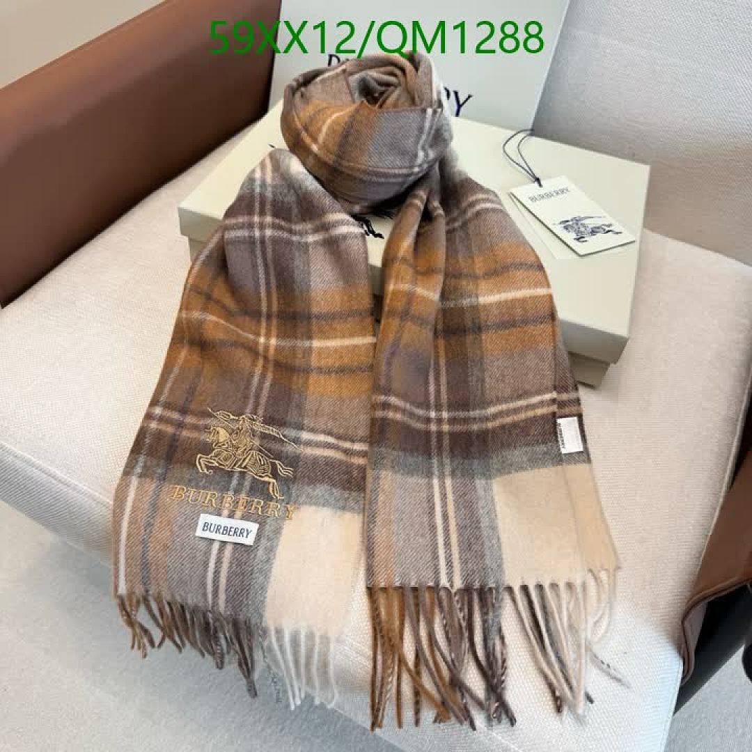 Burberry-Scarves Code: QM1288 $: 59USD