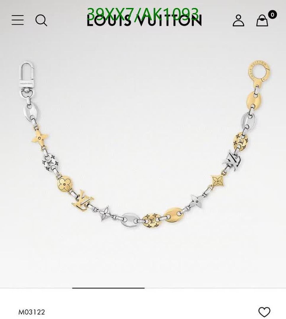 LV-Keychains & Charms Code: AK1093 $: 39USD
