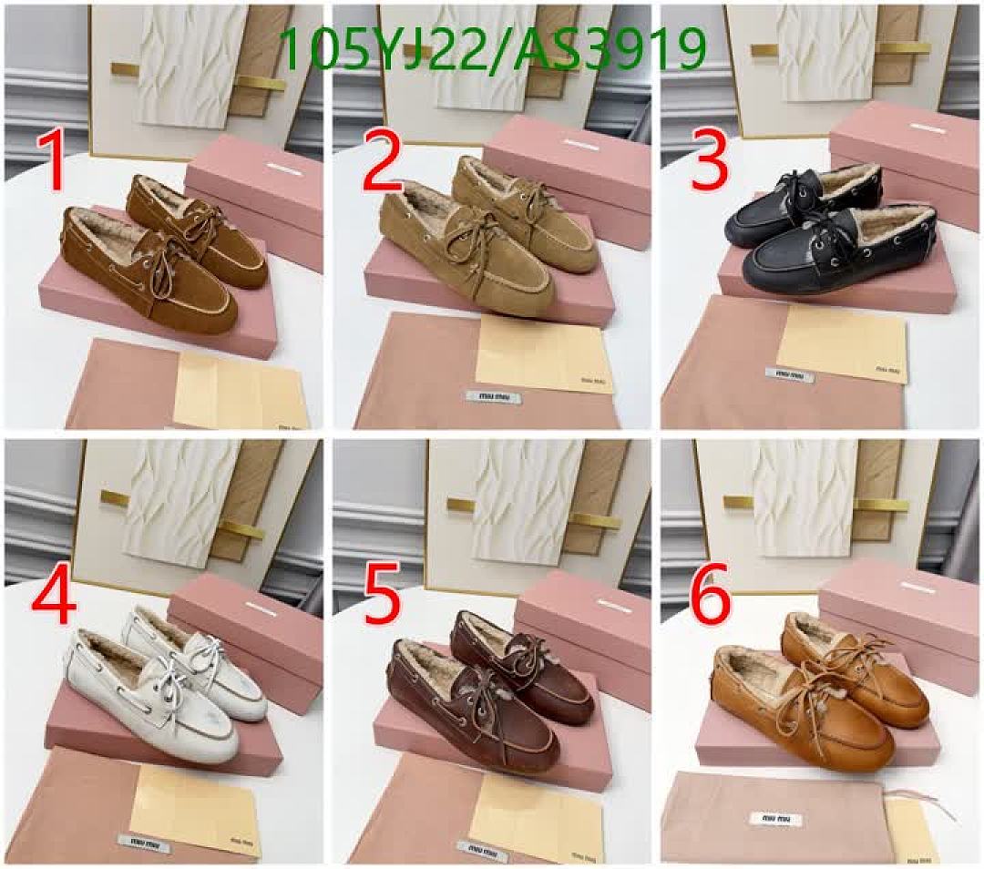 Miu Miu-Women Shoes Code: AS3919 $: 105USD