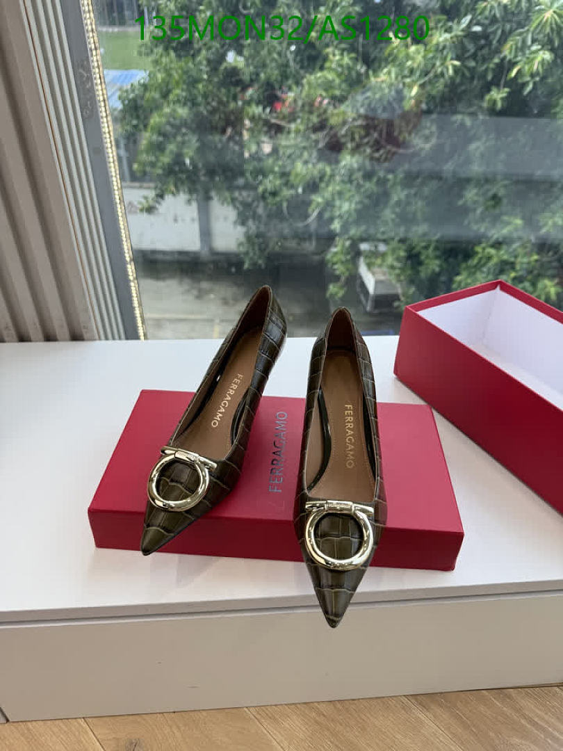 Ferragamo-Women Shoes Code: AS1280 $: 135USD