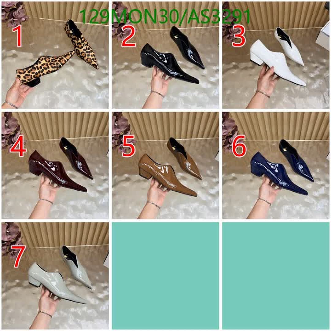 YSL-Women Shoes Code: AS3291 $: 129USD