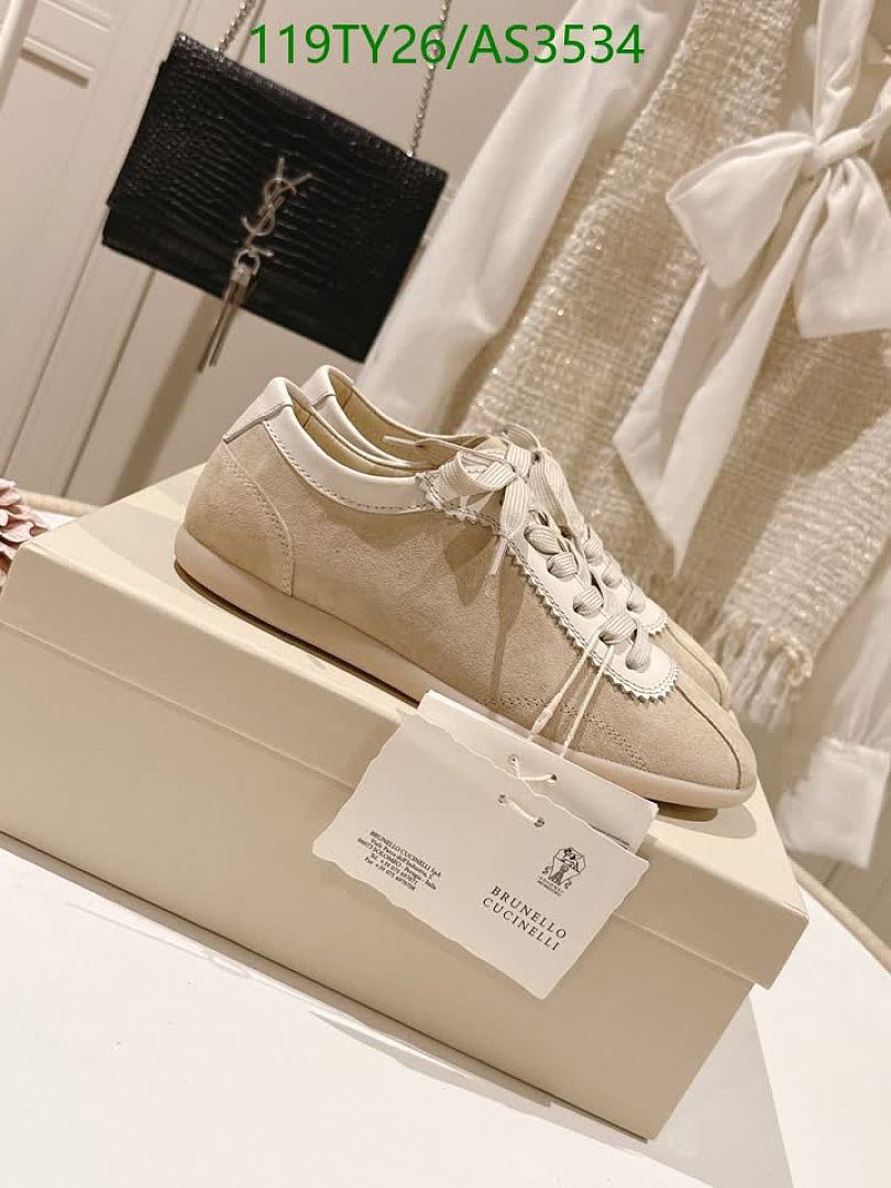 Brunello Cucinelli-Women Shoes Code: AS3534 $: 119USD