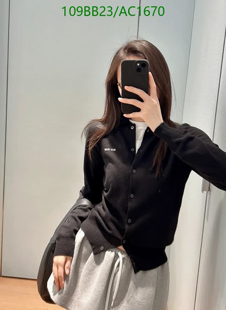Miu Miu-Clothing Code: AC1670 $: 109USD