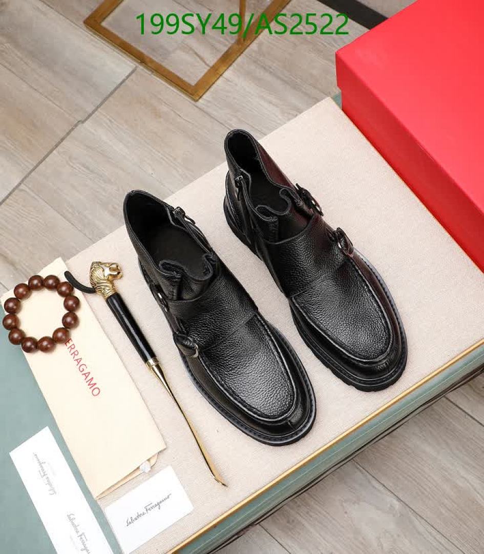 Ferragamo-Men shoes Code: AS2522 $: 199USD