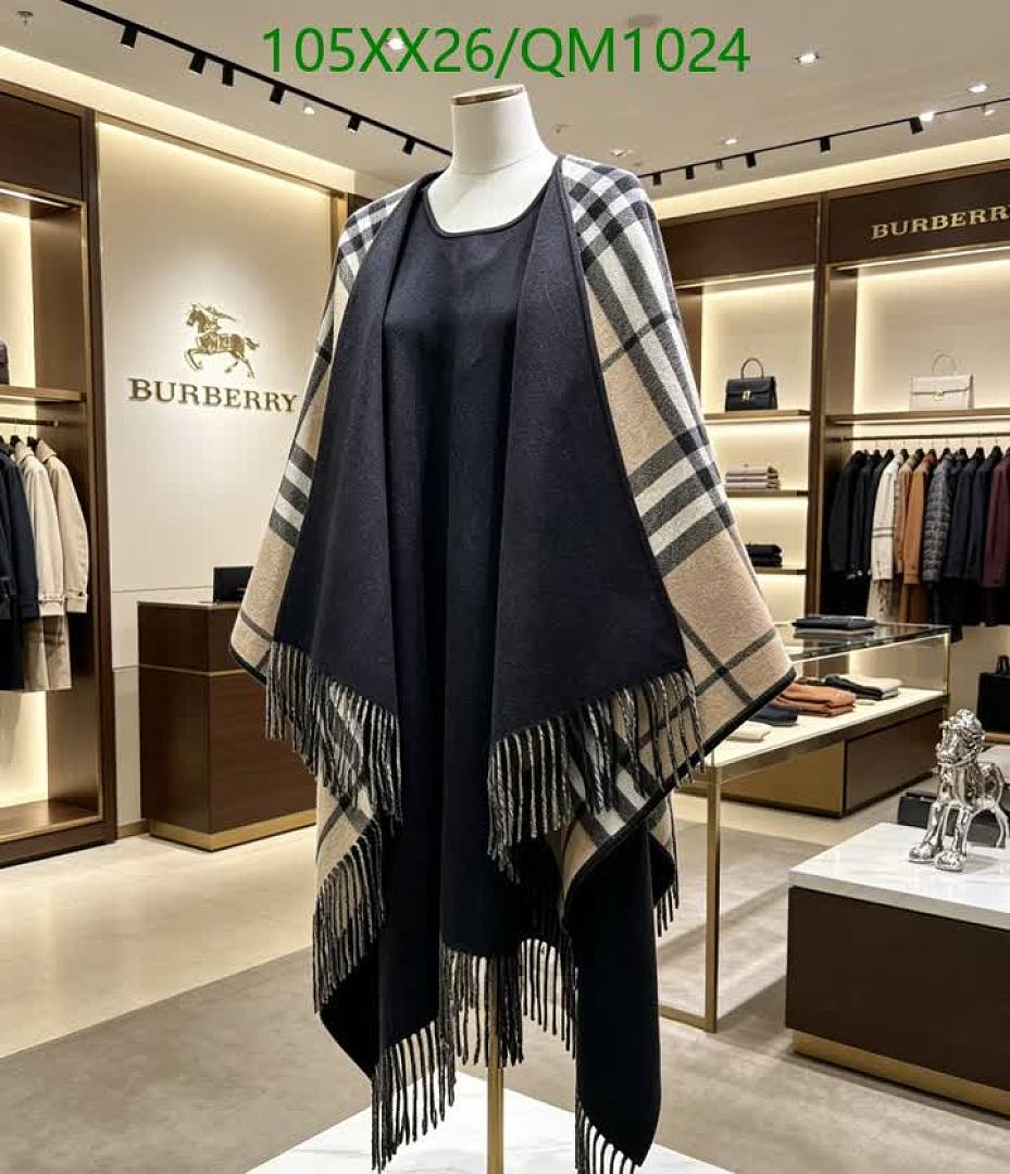 Burberry-Scarves Code: QM1024 $: 105USD