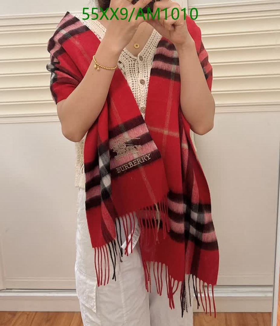 Burberry-Scarves Code: AM1010 $: 55USD