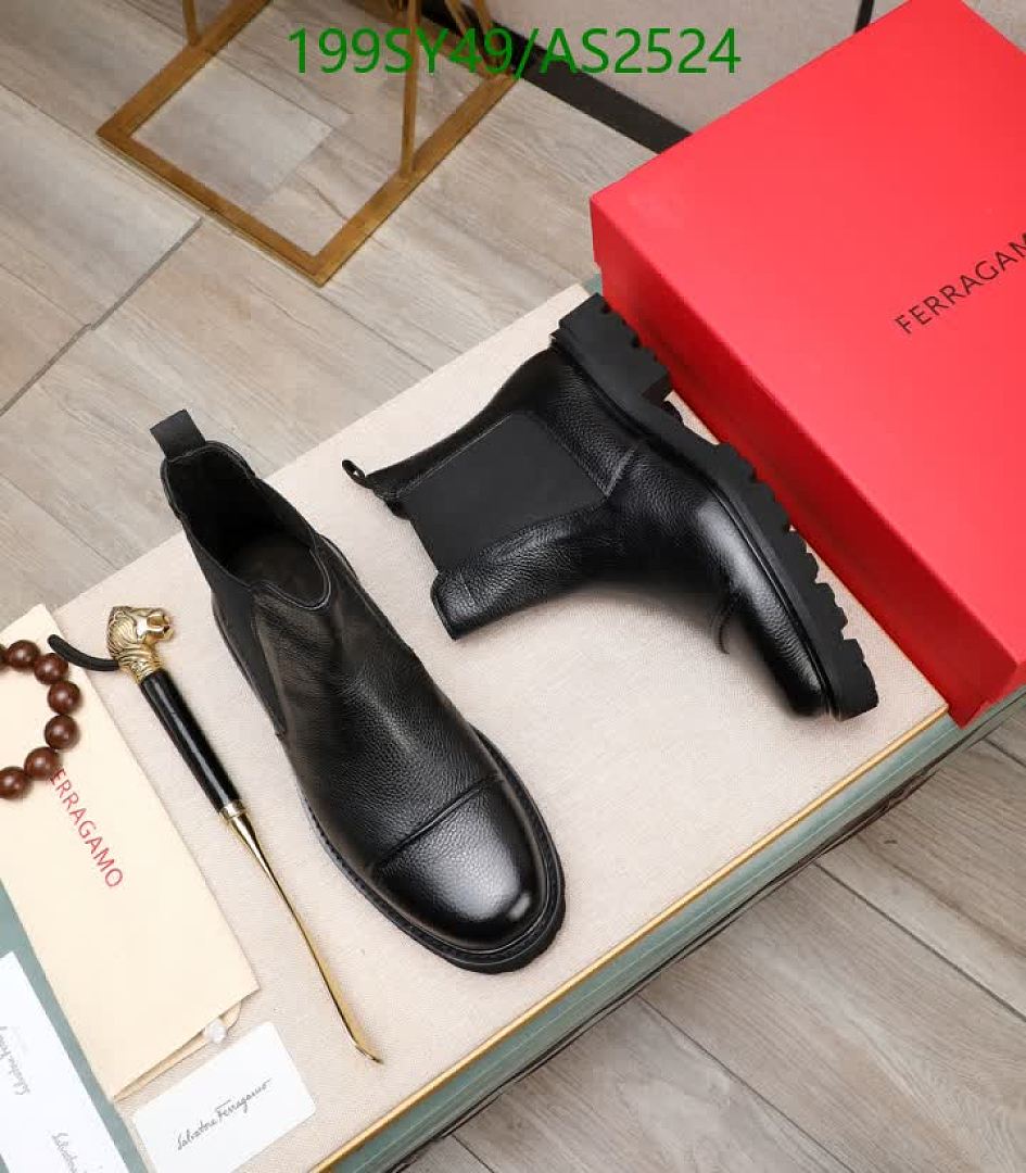 Ferragamo-Men shoes Code: AS2524 $: 199USD