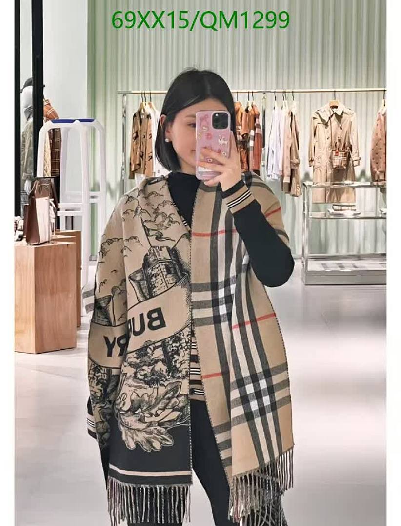 Burberry-Scarves Code: QM1299 $: 69USD