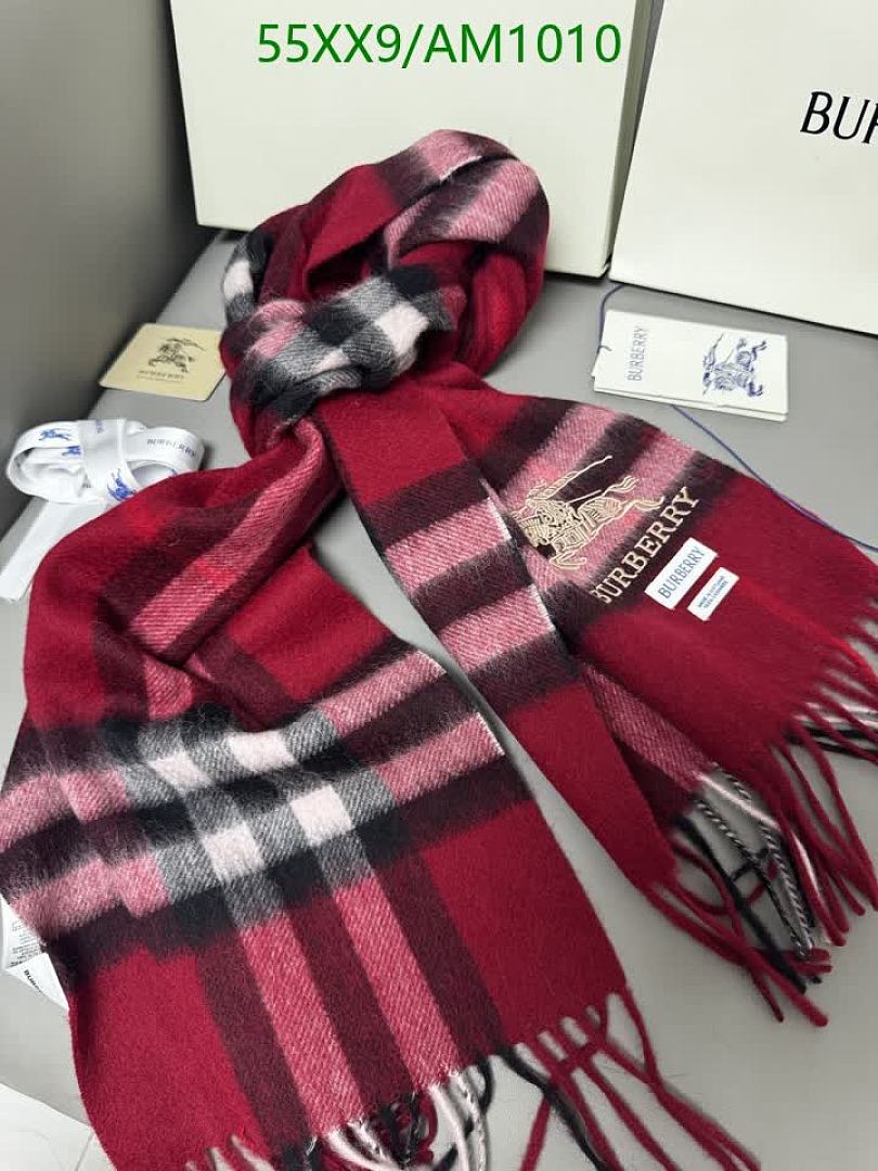 Burberry-Scarves Code: AM1010 $: 55USD