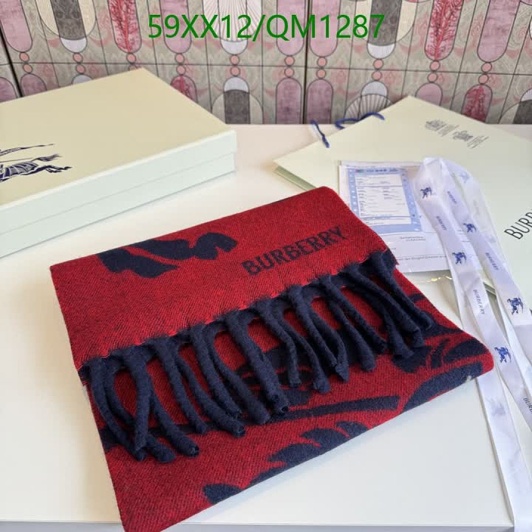 Burberry-Scarves Code: QM1287 $: 59USD