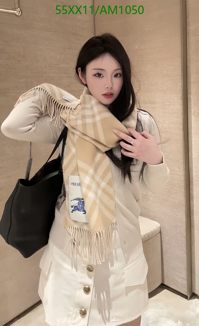Burberry-Scarves Code: AM1050 $: 55USD