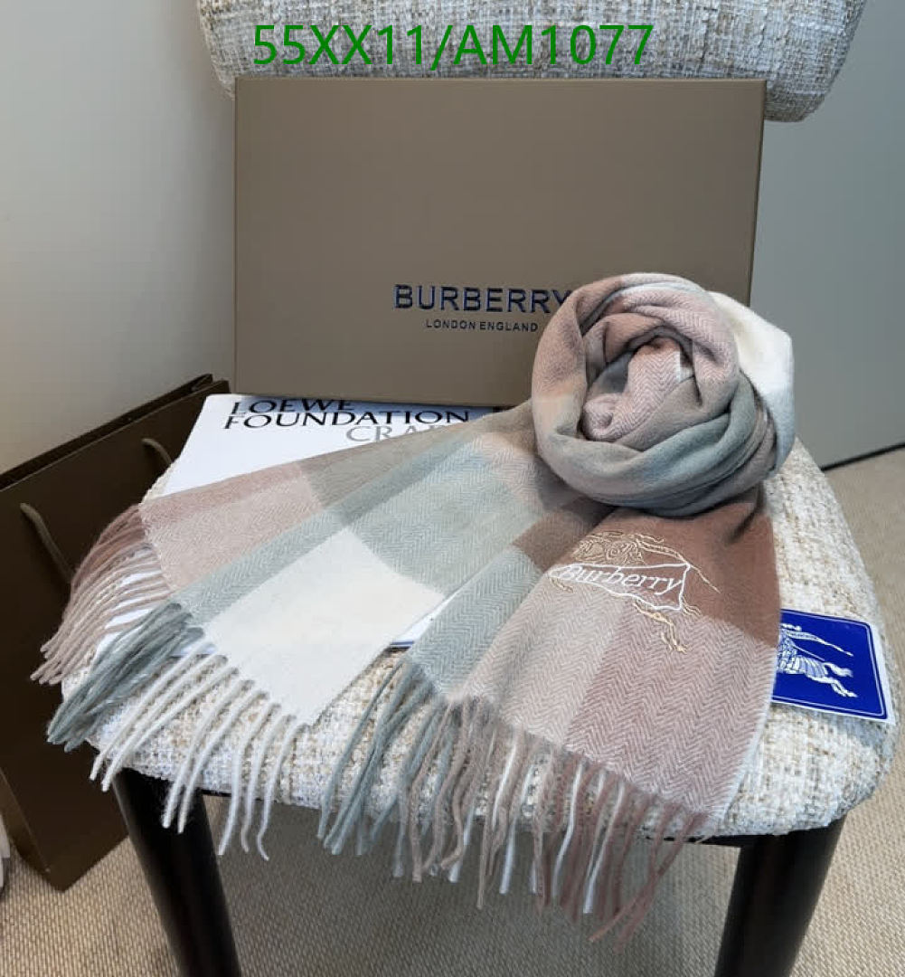 Burberry-Scarves Code: AM1077 $: 55USD