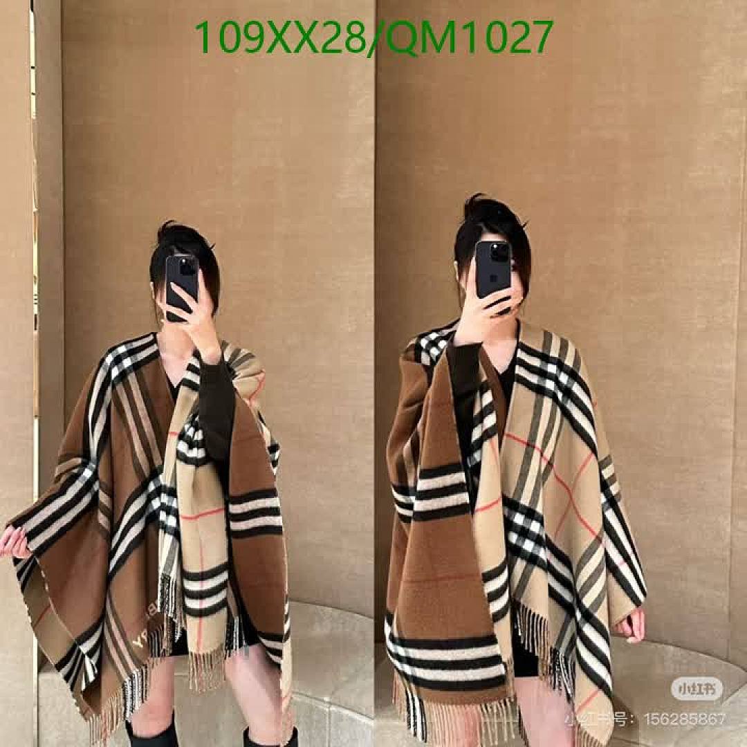 Burberry-Scarves Code: QM1027 $: 109USD