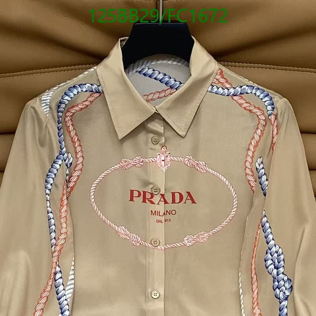 Prada-Clothing Code: FC1672 $: 125USD
