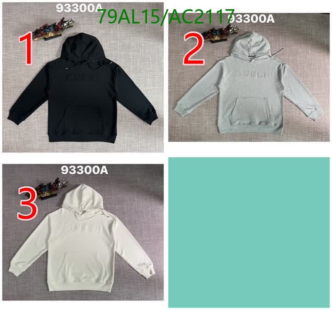 Gucci-Clothing Code: AC2117 $: 79USD