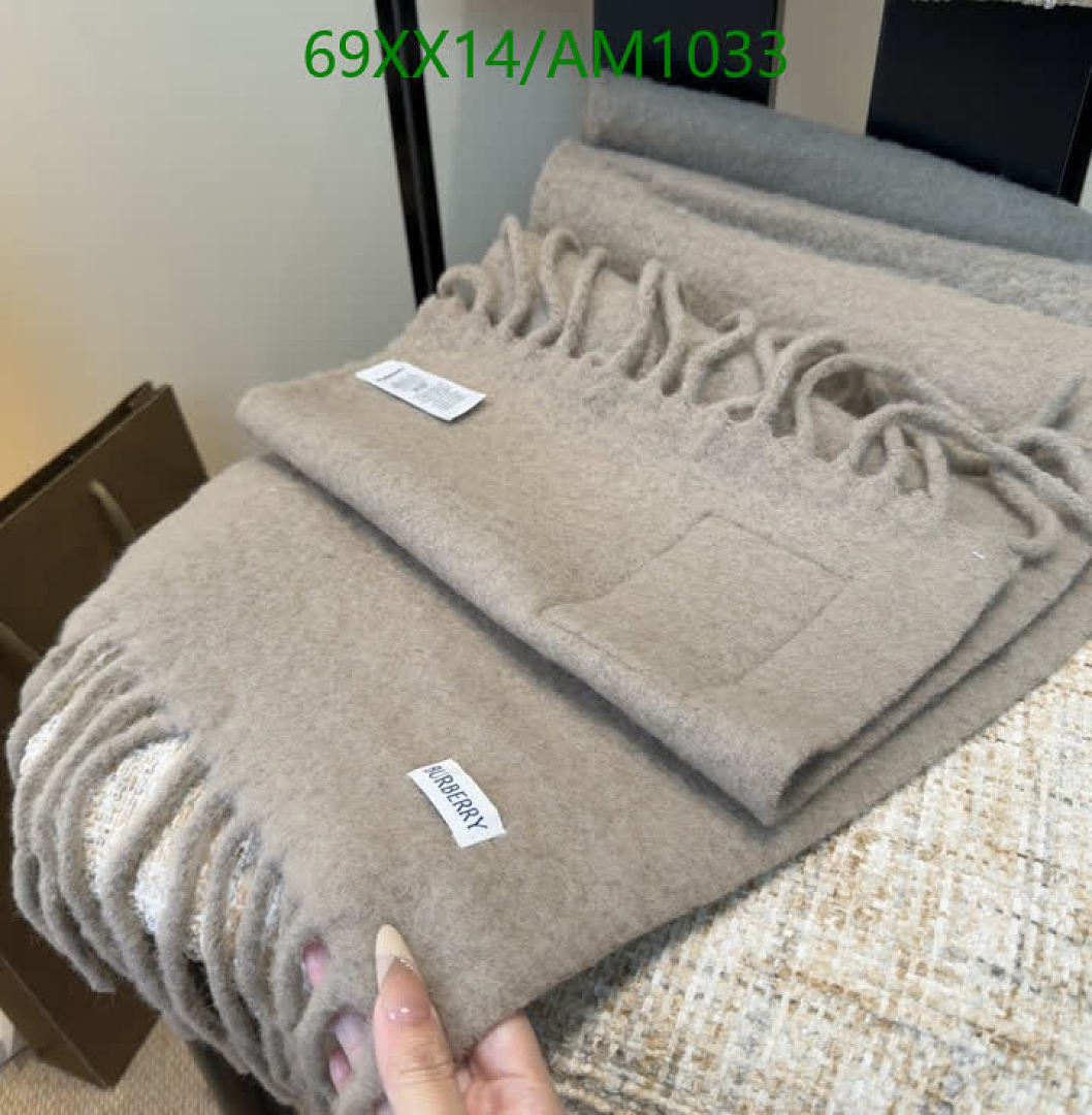 Burberry-Scarves Code: AM1033 $: 69USD