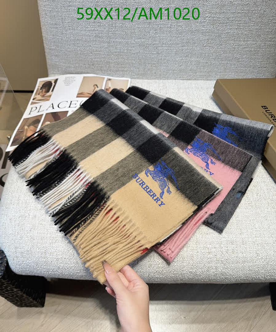 Burberry-Scarves Code: AM1020 $: 59USD
