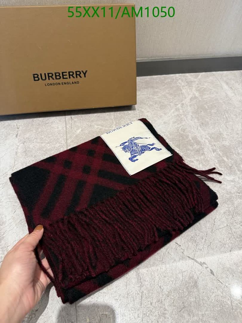 Burberry-Scarves Code: AM1050 $: 55USD