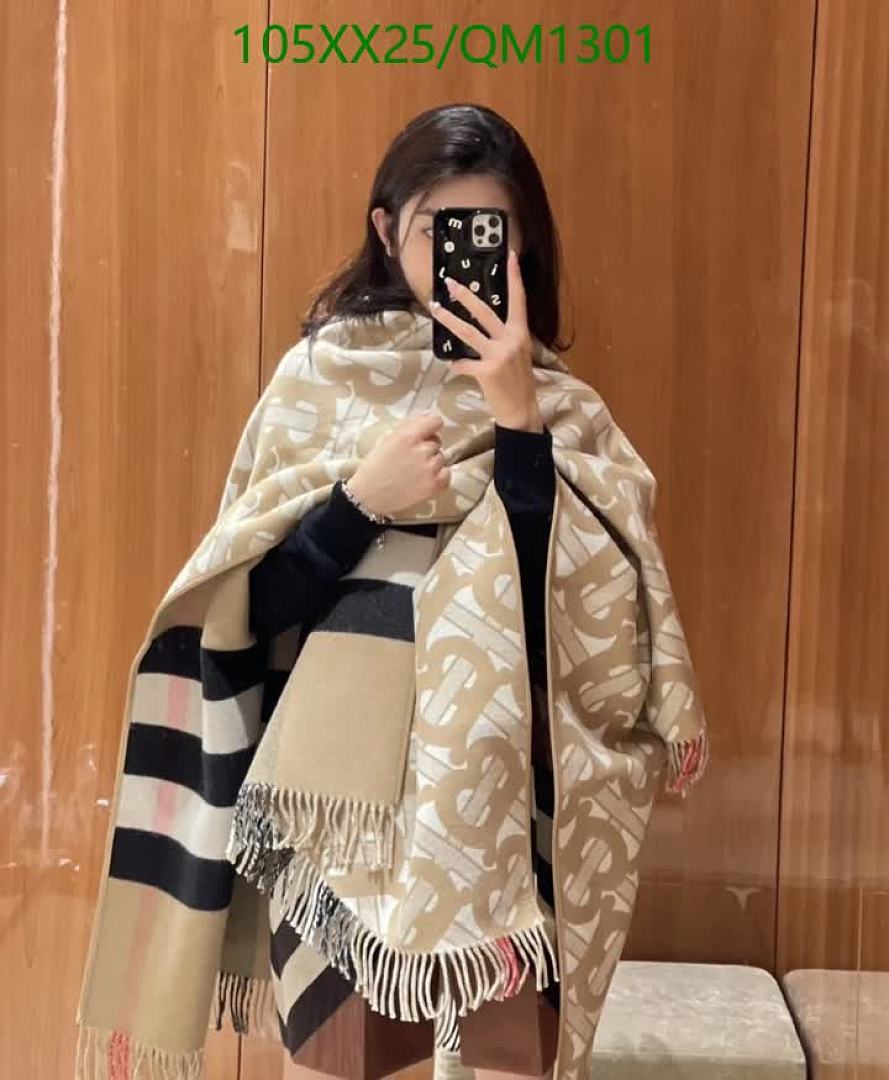 Burberry-Scarves Code: QM1301 $: 105USD