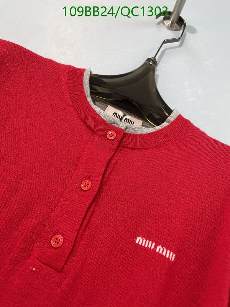 Miu Miu-Clothing Code: QC1303 $: 109USD