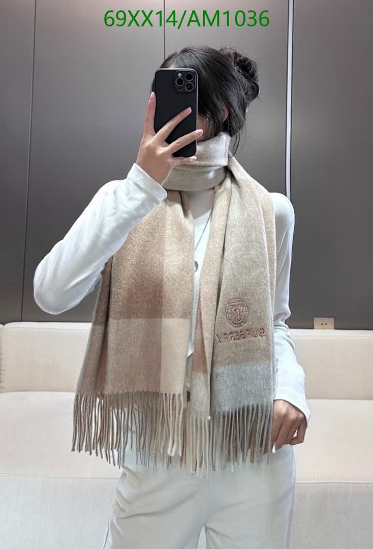 Burberry-Scarves Code: AM1036 $: 69USD