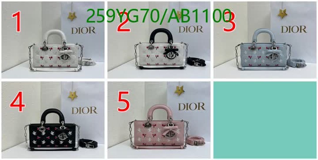 Dior-BagsMirror Quality Code: AB1100 $: 259USD