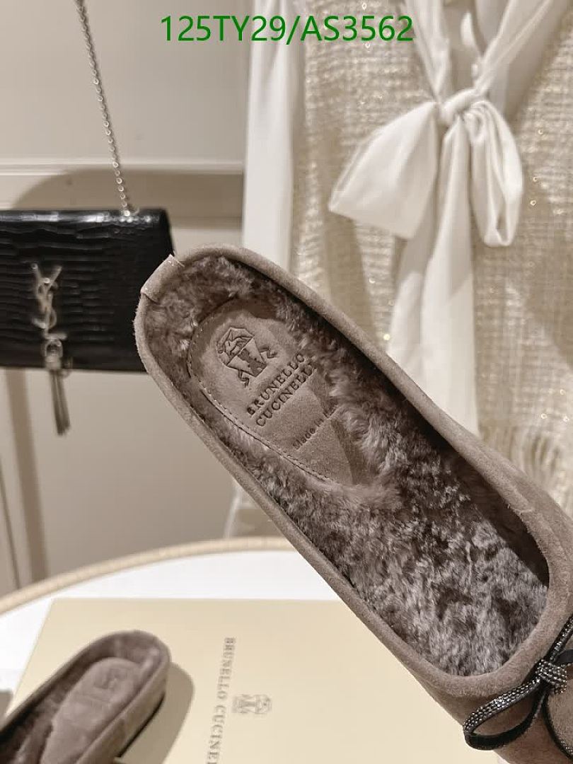 Brunello Cucinelli-Women Shoes Code: AS3562 $: 125USD