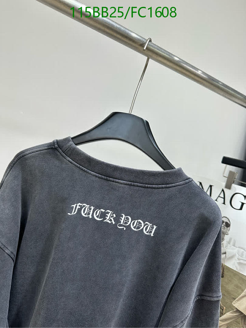 Chrome Hearts-Clothing Code: FC1608 $: 115USD