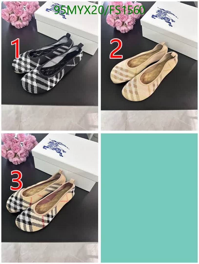 Burberry-Women Shoes Code: FS1560 $: 95USD
