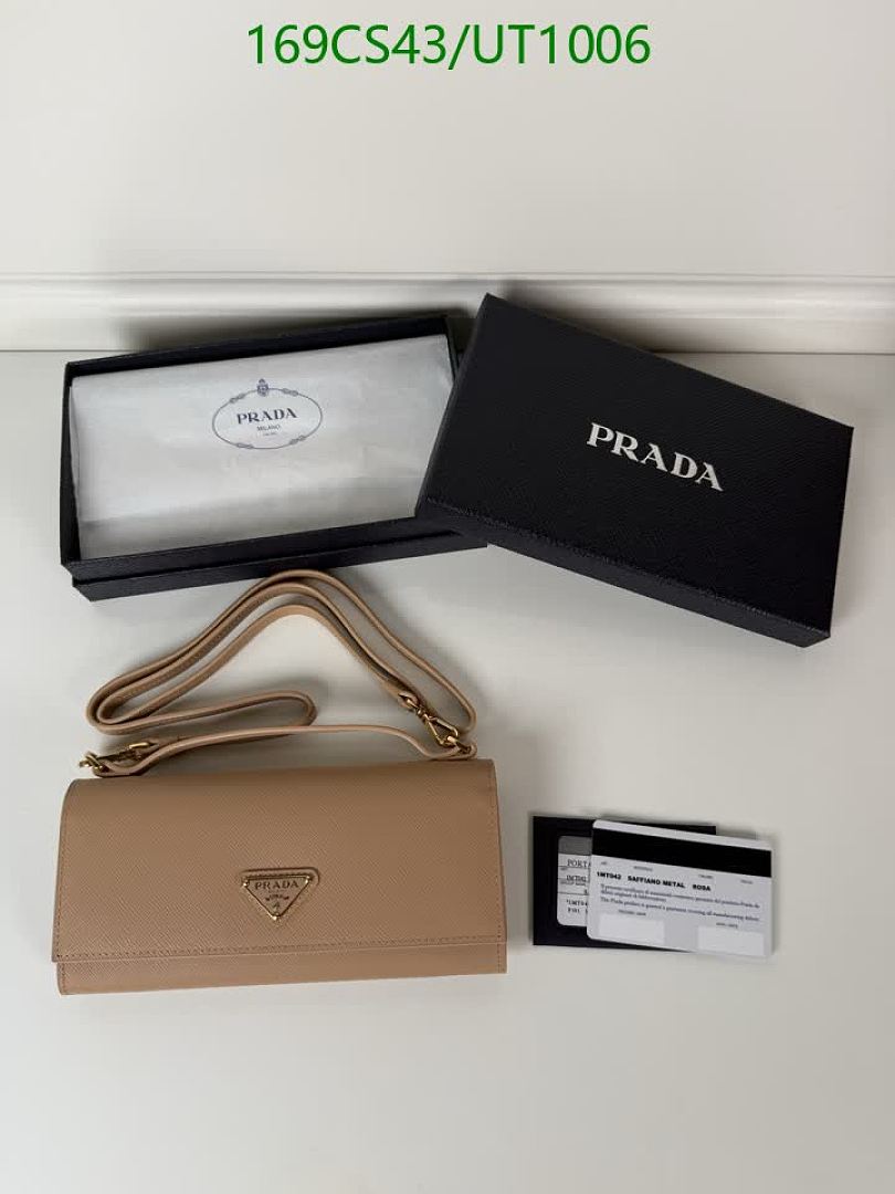 Prada-WalletsMirror Quality Code: UT1006 $: 169USD