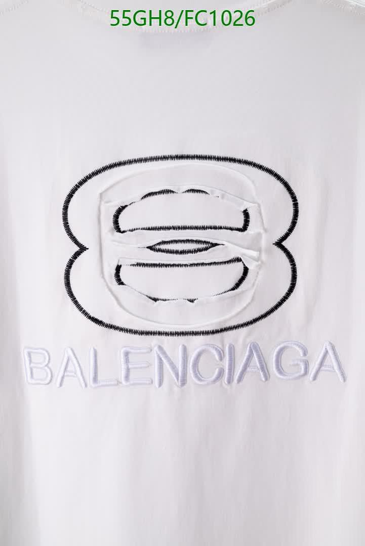 Balenciaga-Clothing Code: FC1026 $: 55USD