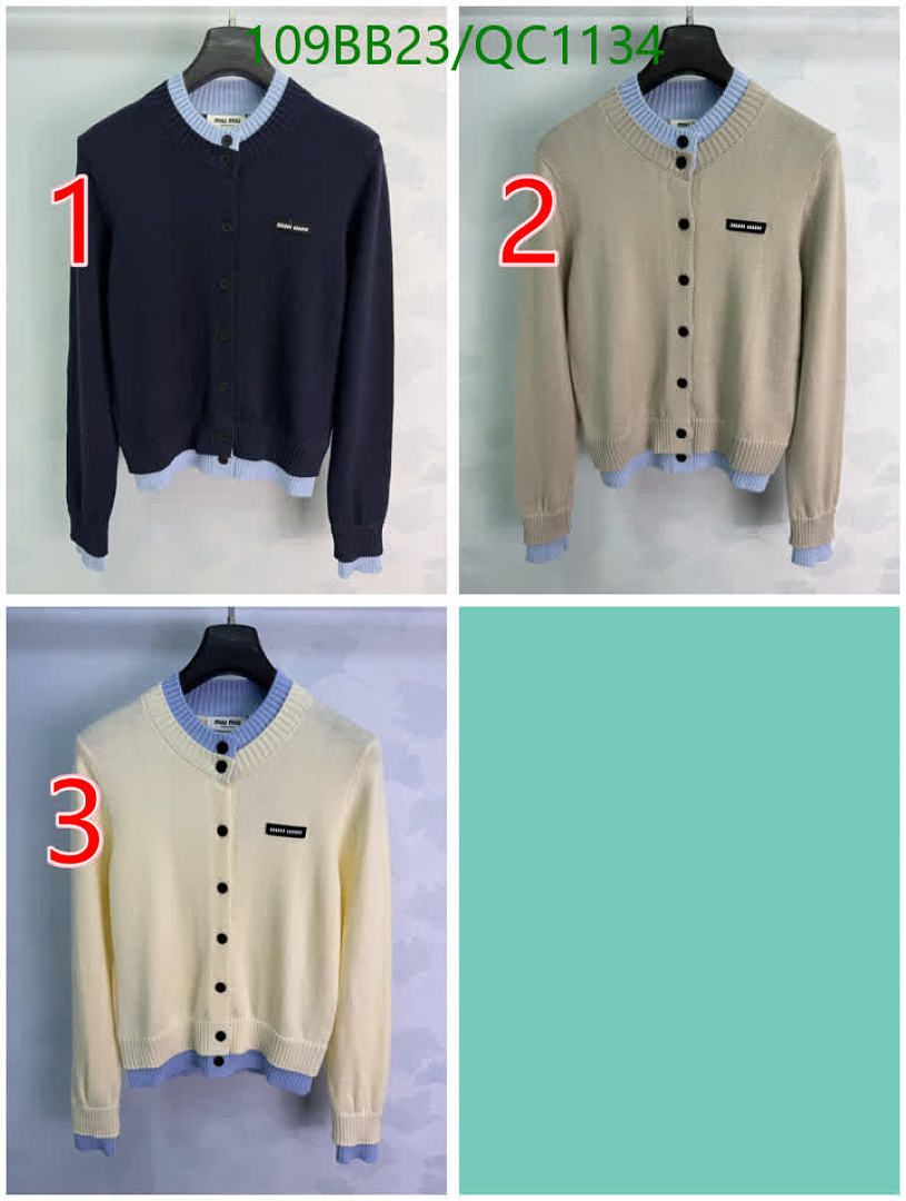 Miu Miu-Clothing Code: QC1134 $: 109USD