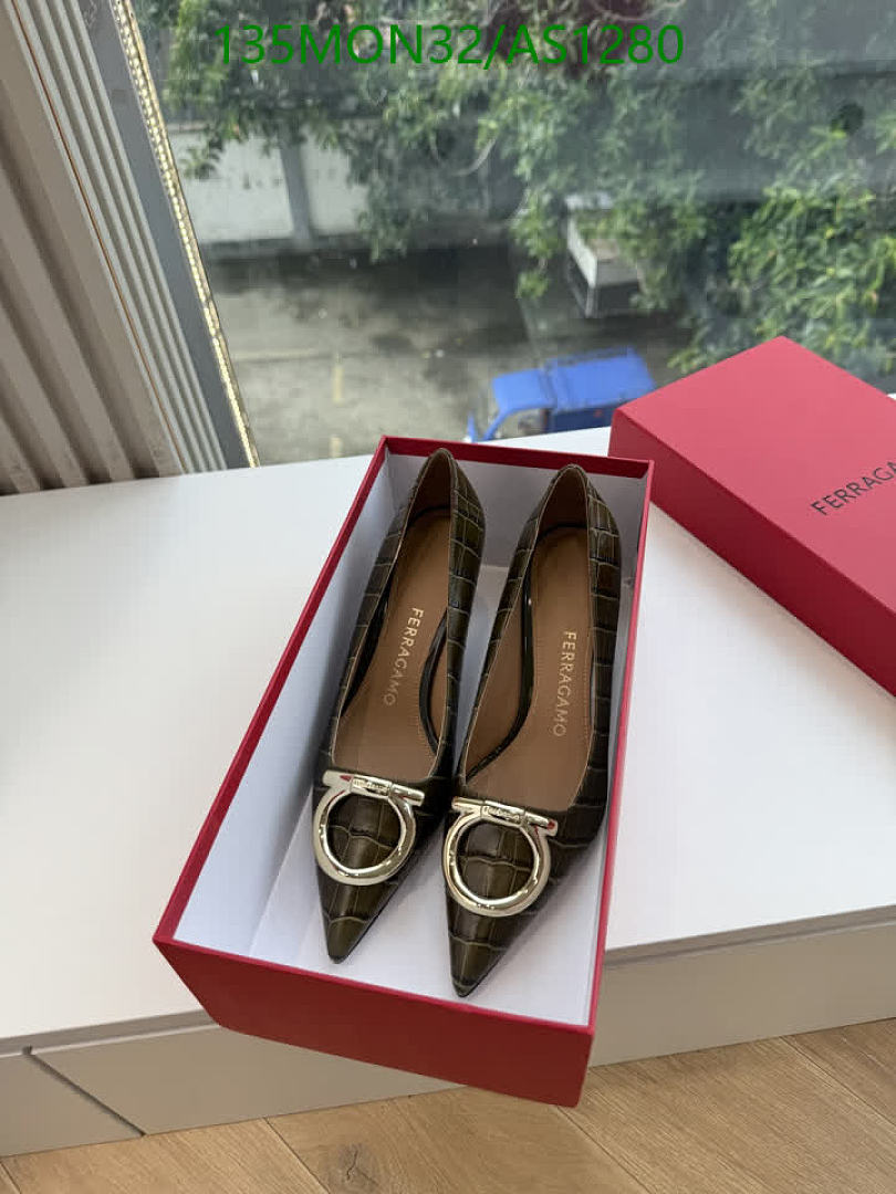 Ferragamo-Women Shoes Code: AS1280 $: 135USD