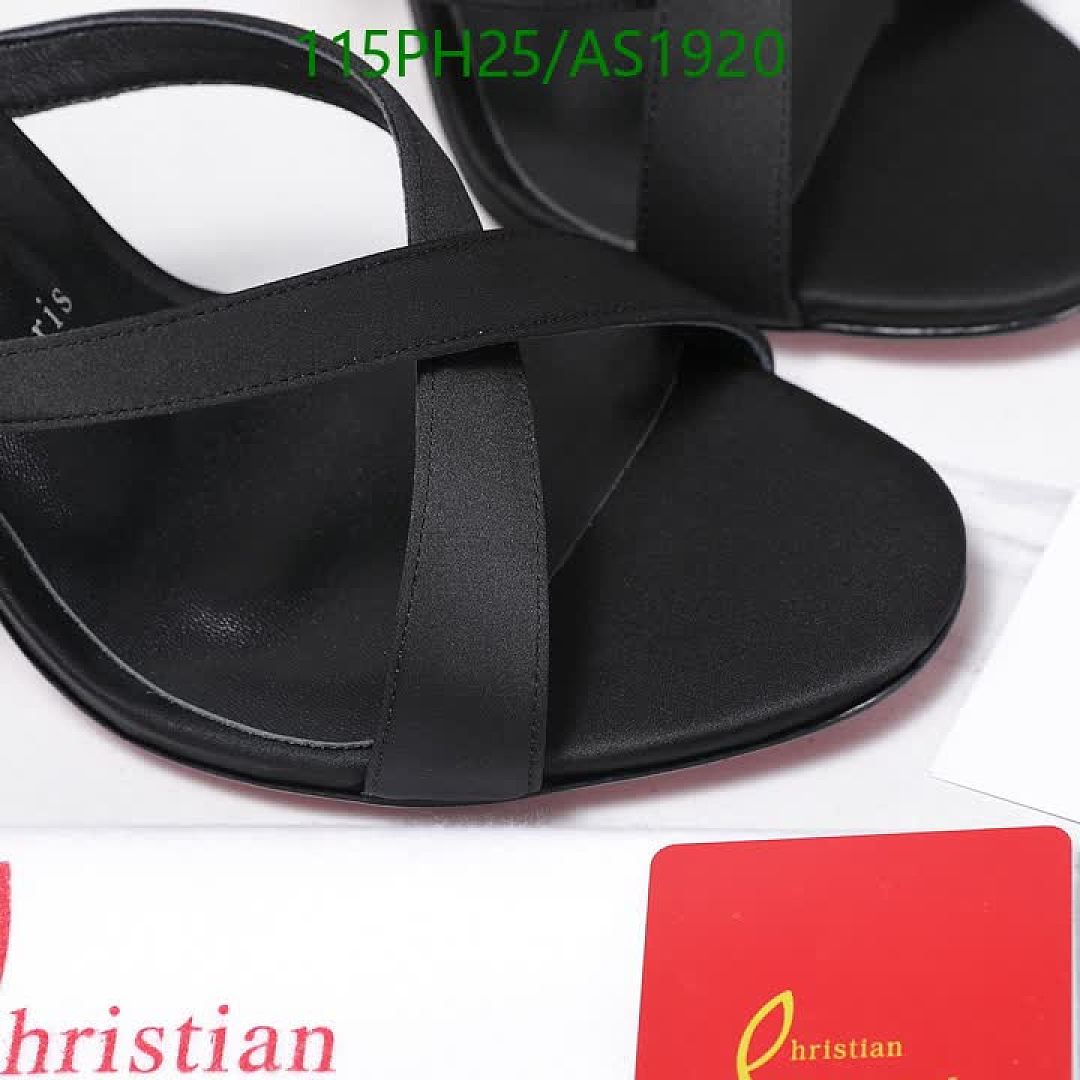 Christian Louboutin-Women Shoes Code: AS1920 $: 115USD