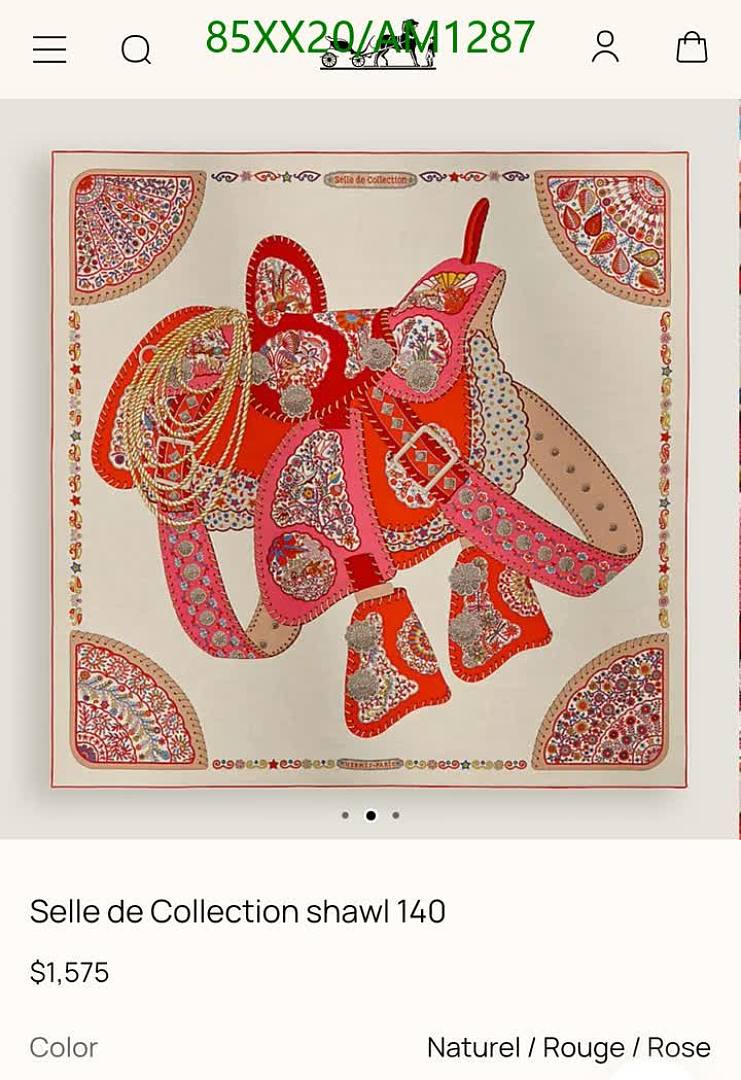 Hermes-Scarves Code: AM1287 $: 85USD