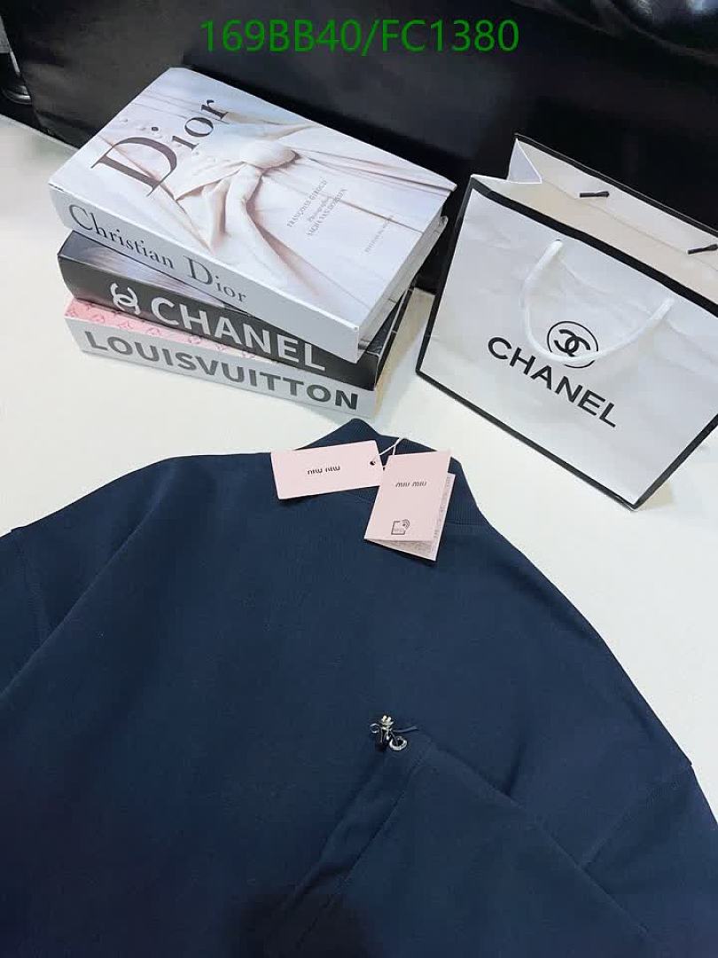 Miu Miu-Clothing Code: FC1380 $: 169USD