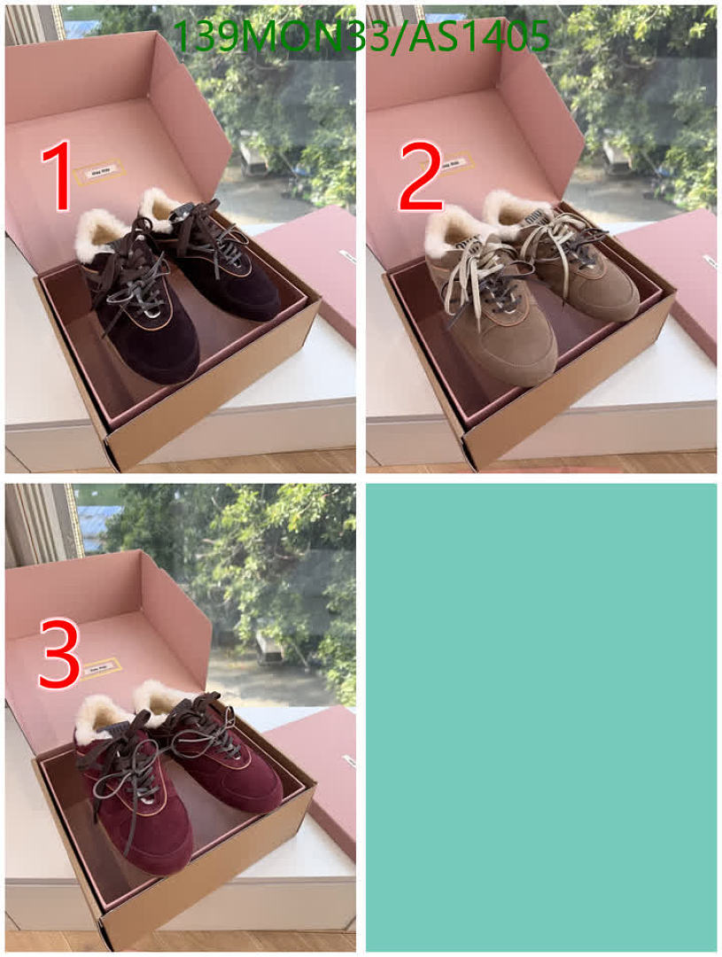 Miu Miu-Women Shoes Code: AS1405 $: 139USD