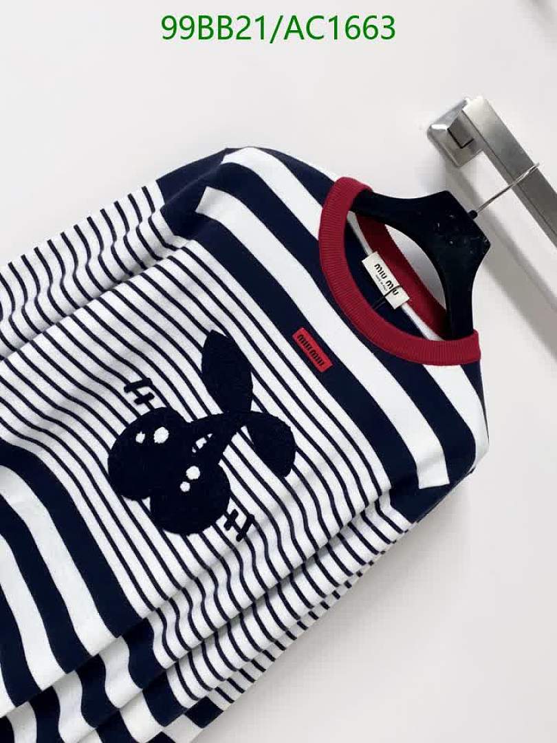 Miu Miu-Clothing Code: AC1663 $: 99USD