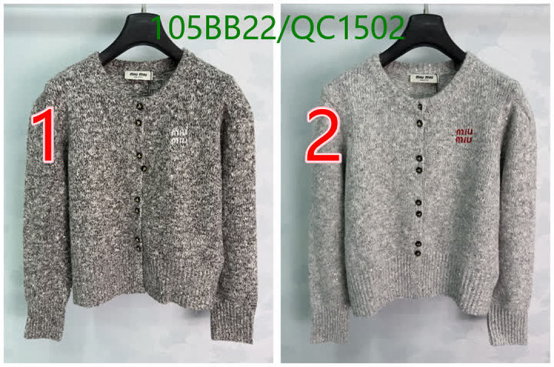 Miu Miu-Clothing Code: QC1502 $: 105USD