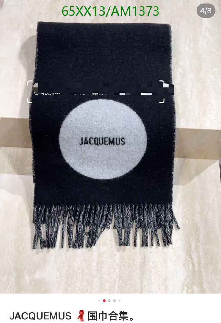 Jacquemus-Scarves Code: AM1373 $: 65USD