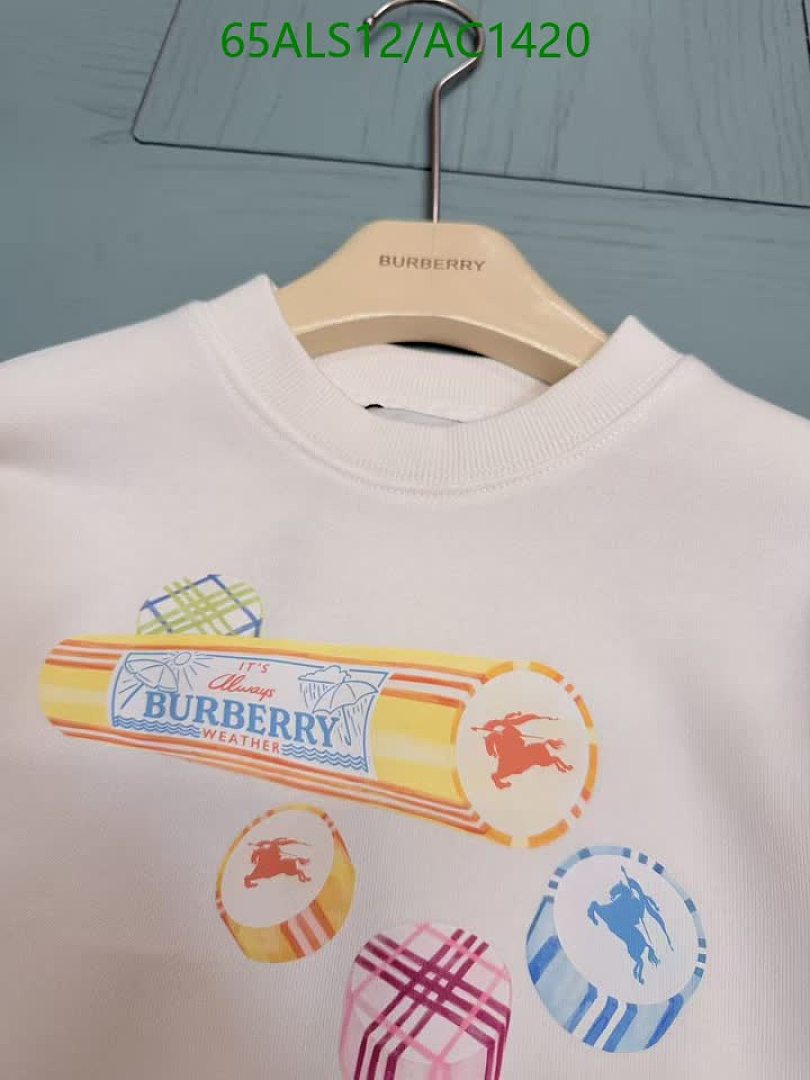 Burberry-Clothing（Kids） Code: AC1420 $: 65USD