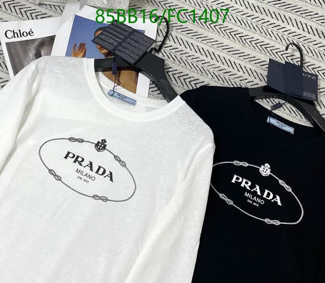 Prada-Clothing Code: FC1407 $: 85USD