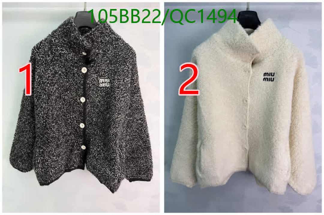 Miu Miu-Clothing Code: QC1494 $: 105USD