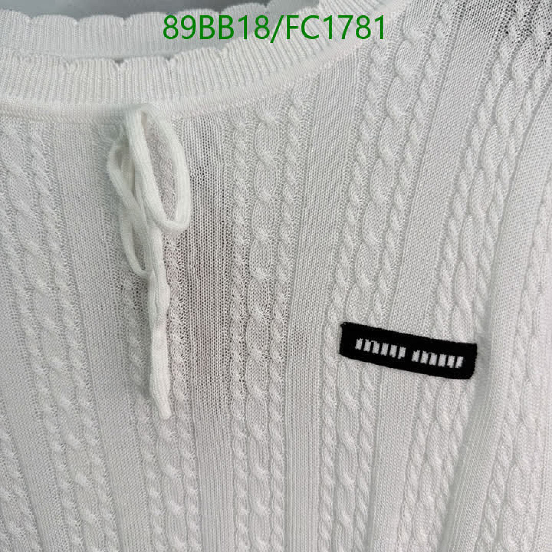 Miu Miu-Clothing Code: FC1781 $: 89USD
