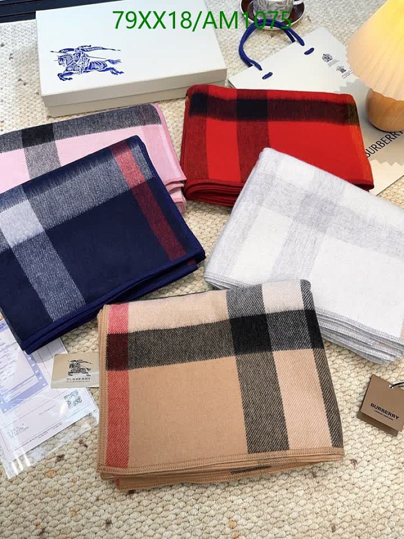 Burberry-Scarves Code: AM1075 $: 79USD