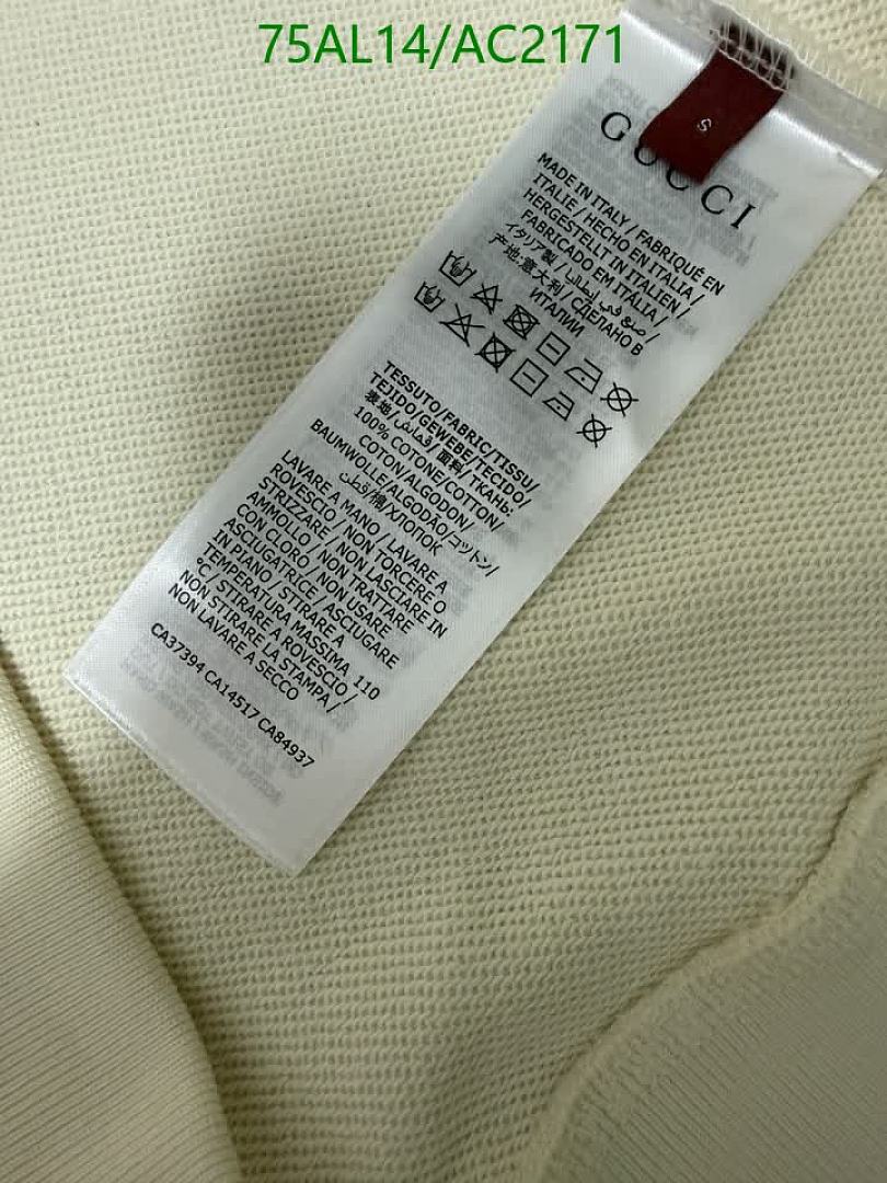 Gucci-Clothing Code: AC2171 $: 75USD