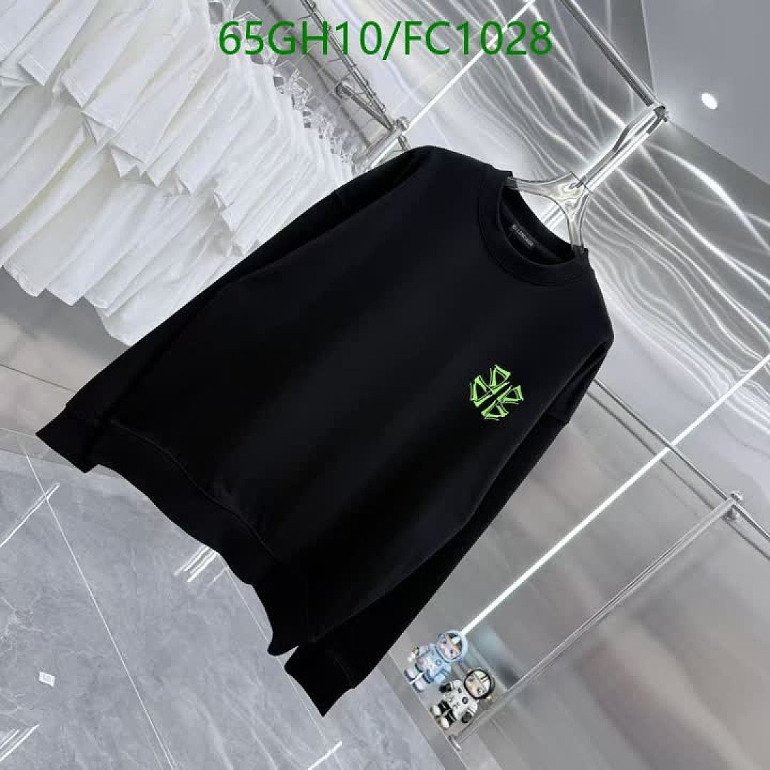 Balenciaga-Clothing Code: FC1028 $: 65USD