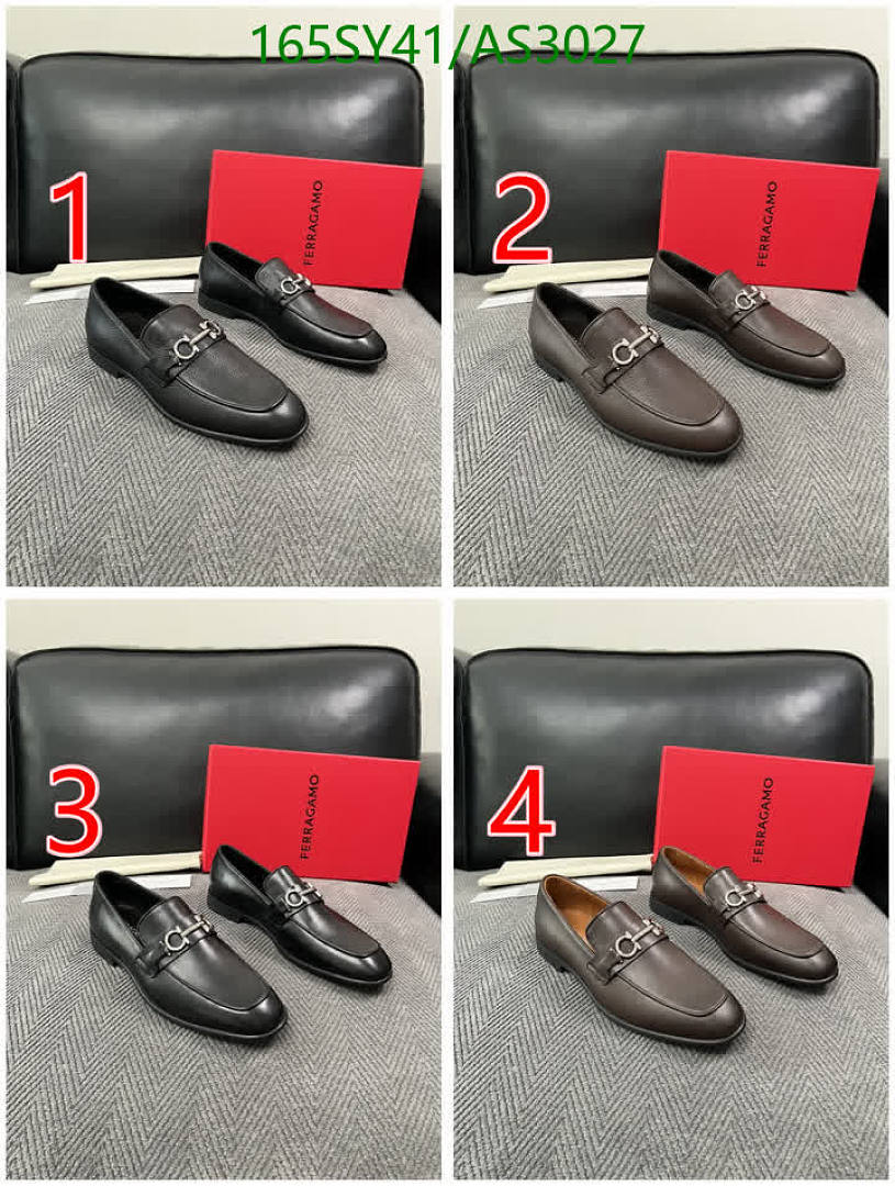 Ferragamo-Men shoes Code: AS3027 $: 165USD