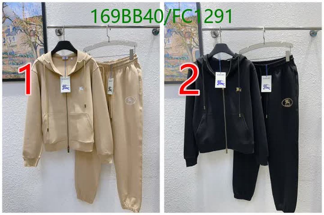Burberry-Clothing Code: FC1291 $: 169USD