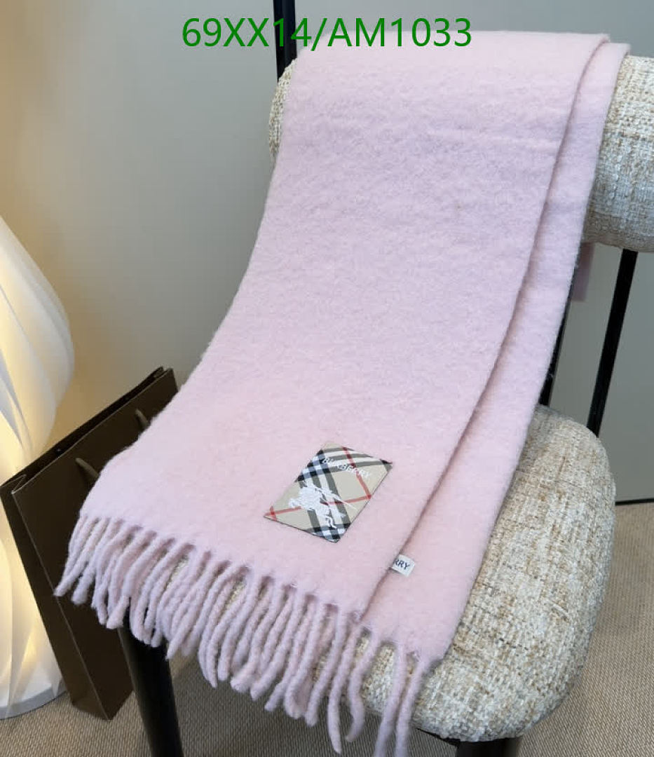 Burberry-Scarves Code: AM1033 $: 69USD